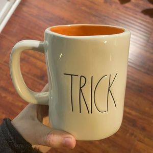 Rae Dunn Trick or Treat Orange Inside Mug